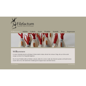 Filzfactum Webseite